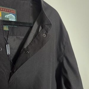 Men's Vintage Jacket Windbreaker Medium  Forrester's brand pullover Color Black
